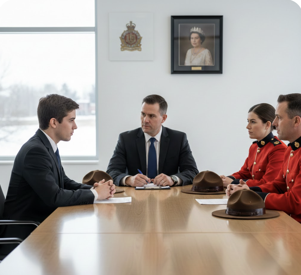 How hard is the RCMP interview